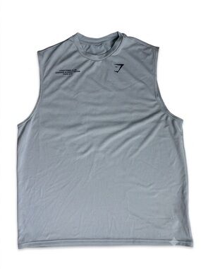 Gymshark Conditioning Club Sleeveless Performance Tank Top Light Blue Size M
